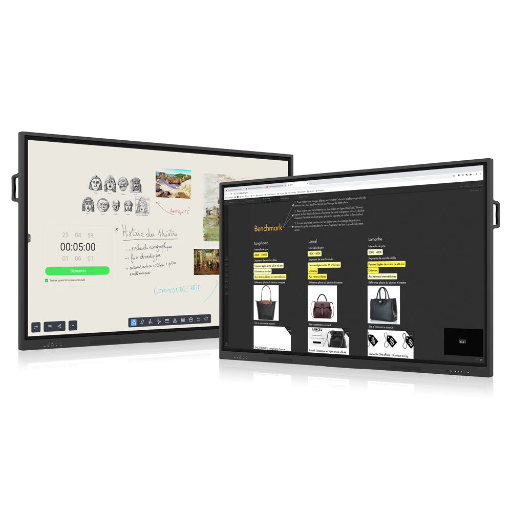 Ecran interactif tactile Android Infrarouge SpeechiTouch UHD 65"